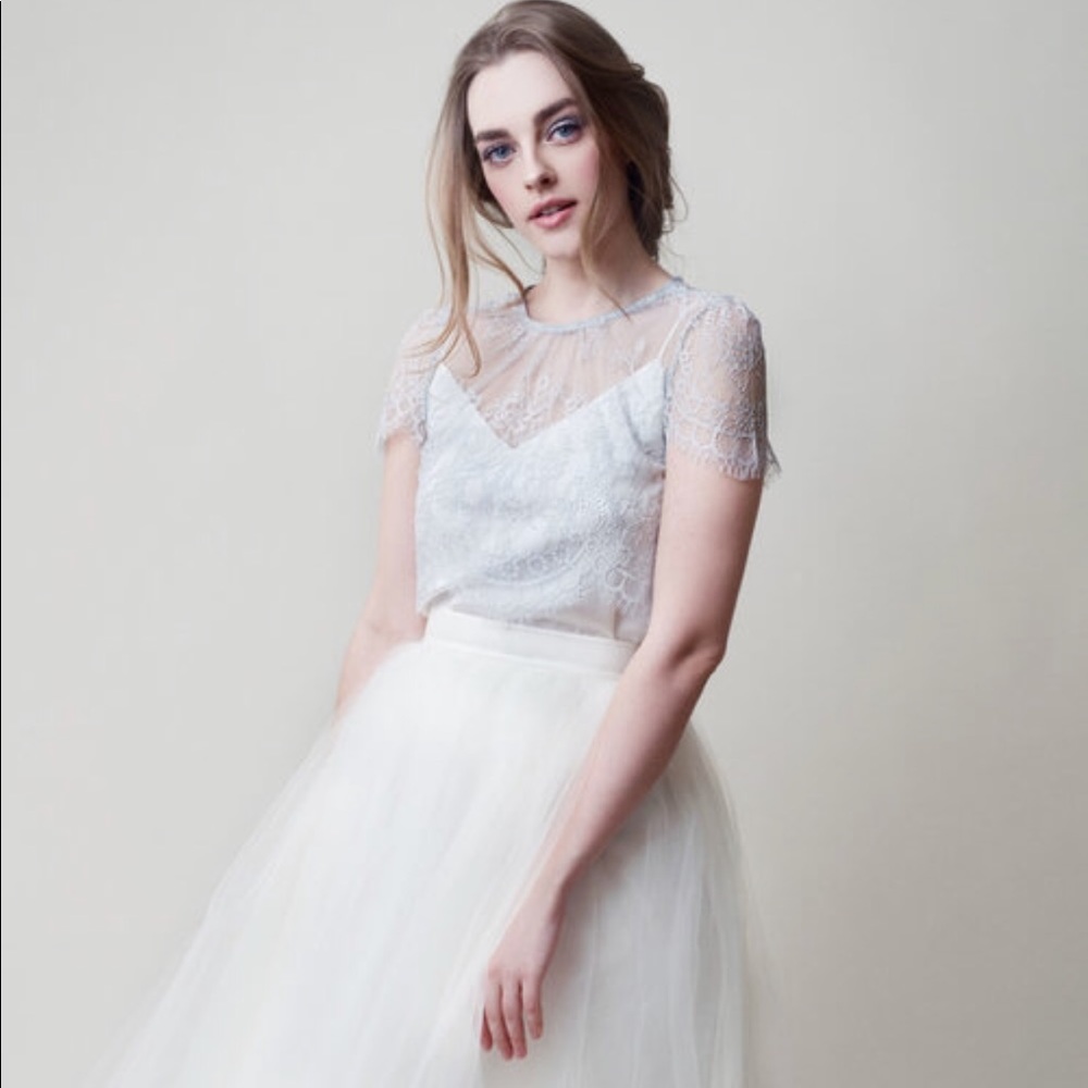 Alexandra Grecco Pale Grey Slip